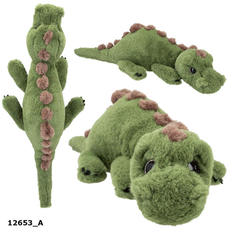 Dino World Mjukisdino 50 cm, grön