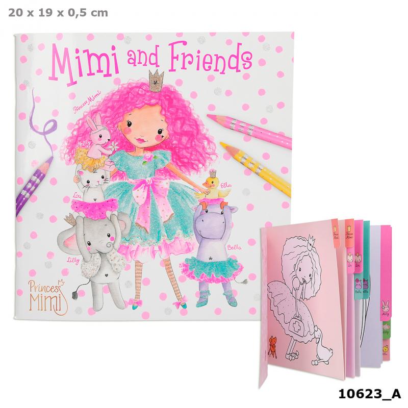 Princess Mimi Friends Värityskirja (kirjavero)