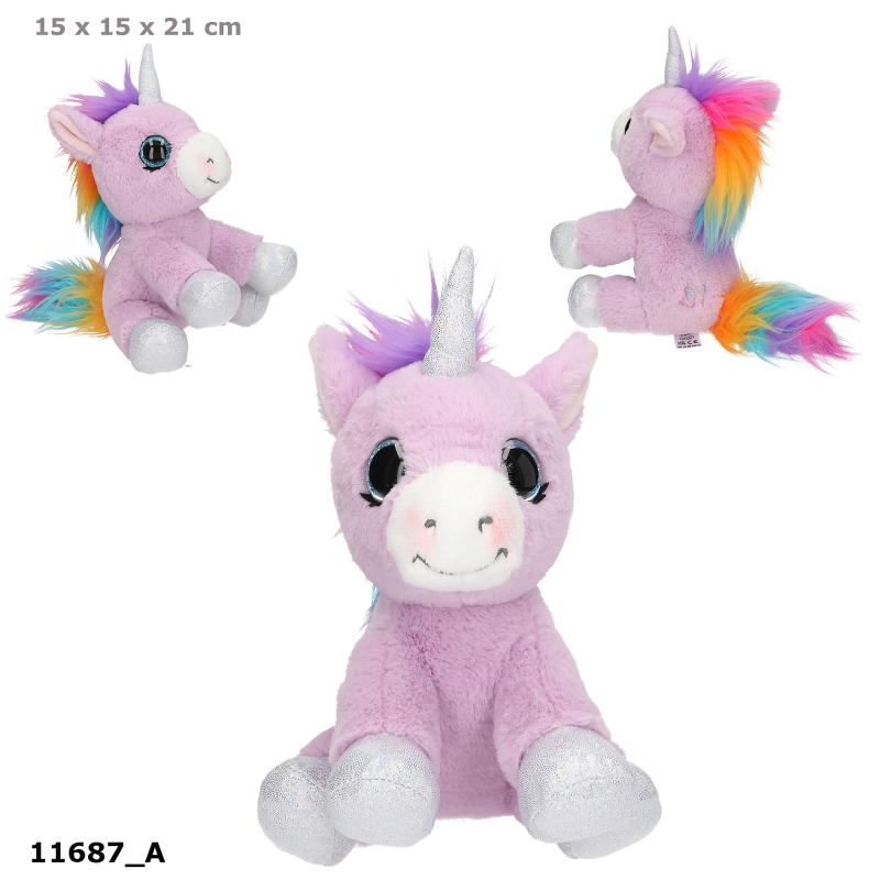Ylvi Plys Unicorn 21 cm, lilla