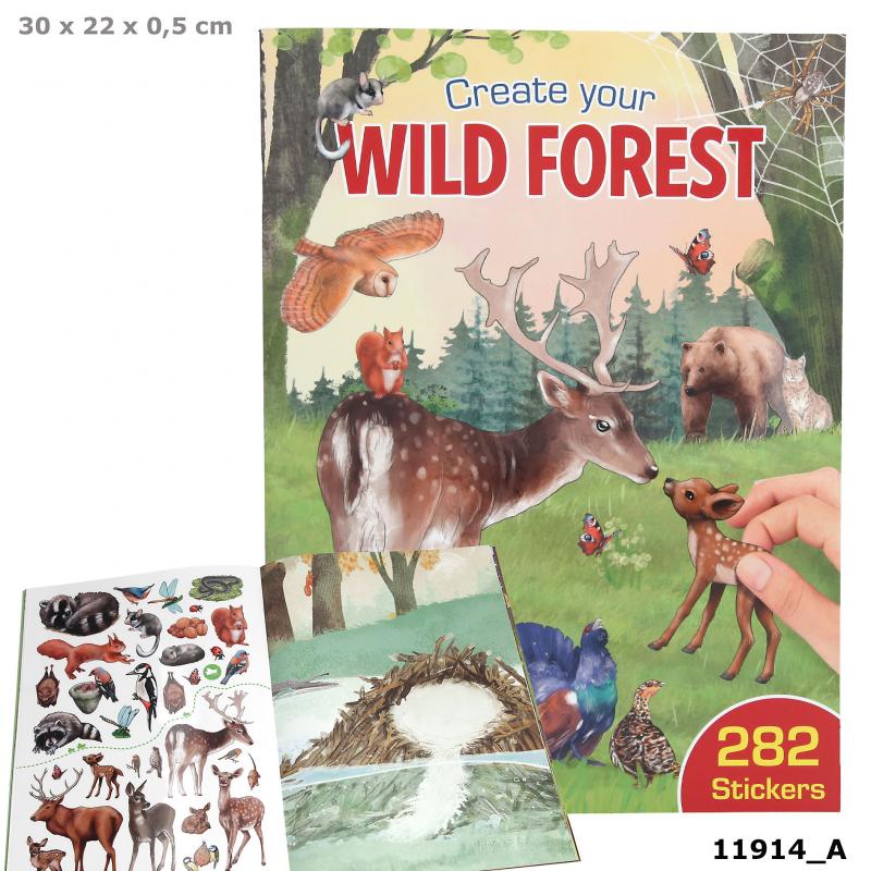 Create Your Wild Forest Tarrakirja (kirjavero)