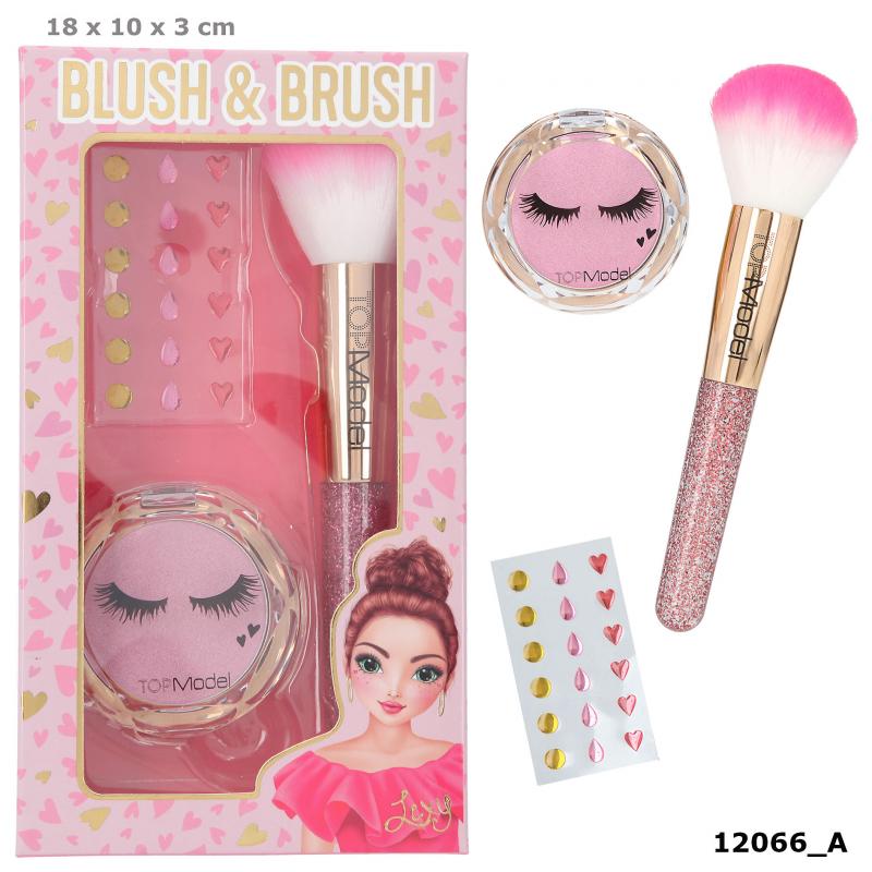 TOPModel Blush & Brush m/stickers BEAUTY GIRL