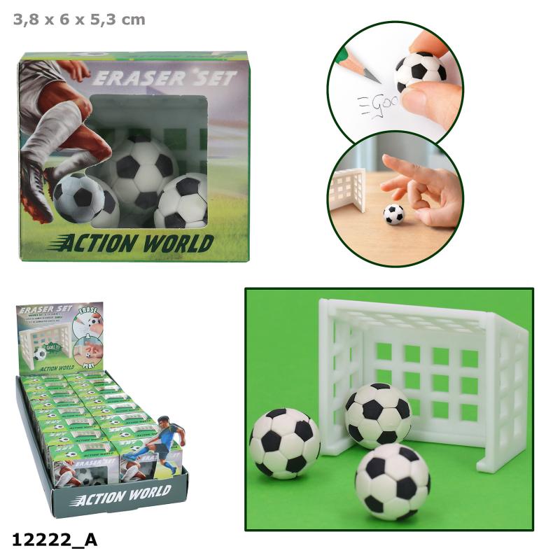Action World Viskelædersæt, fodbolde
