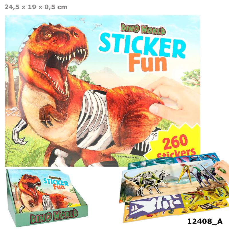 Dino World Sticker Fun (bokmoms)