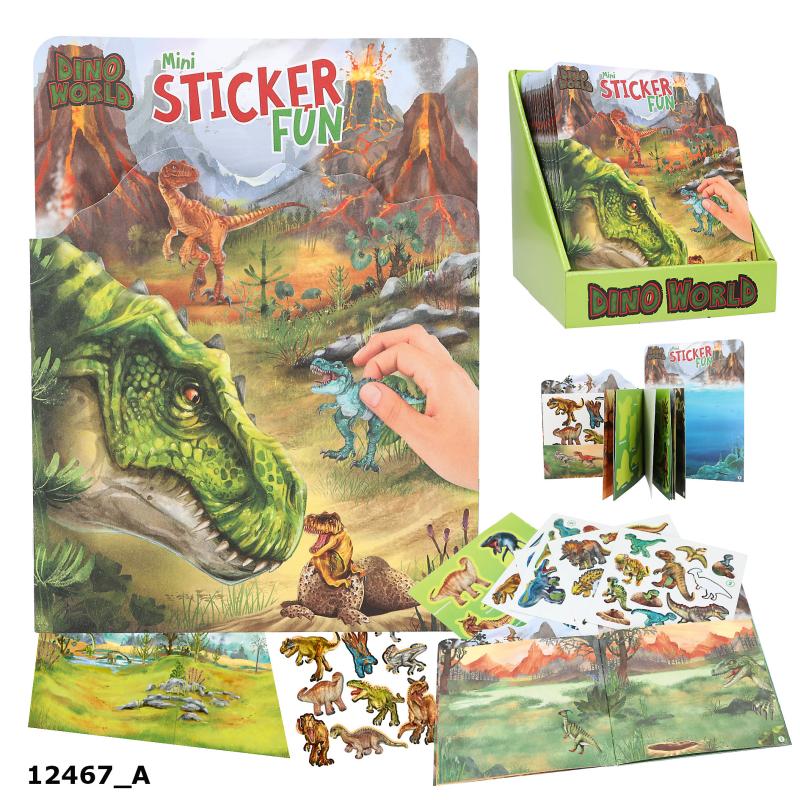 Dino World Mini Sticker Fun (kirjavero)