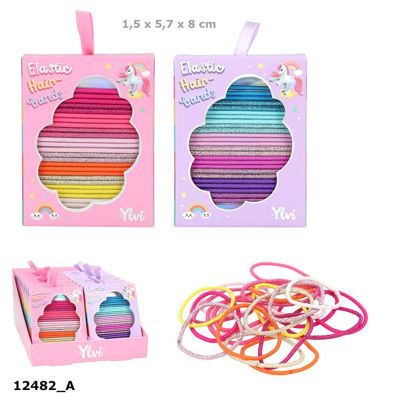 Ylvi Hårelastikker m/glitter