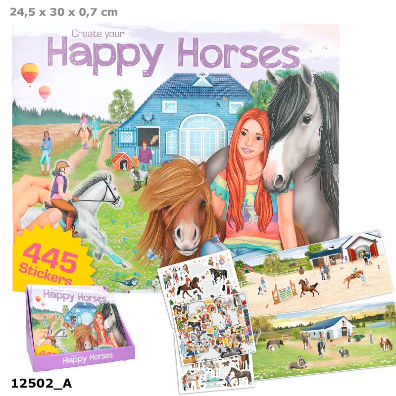 Create your Happy Horses Pysselbok (bokmoms)