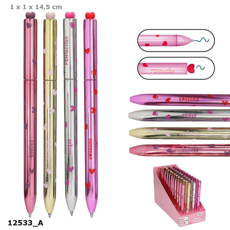 PENfection Viskbar Twist-Gel Pen m/hjerter