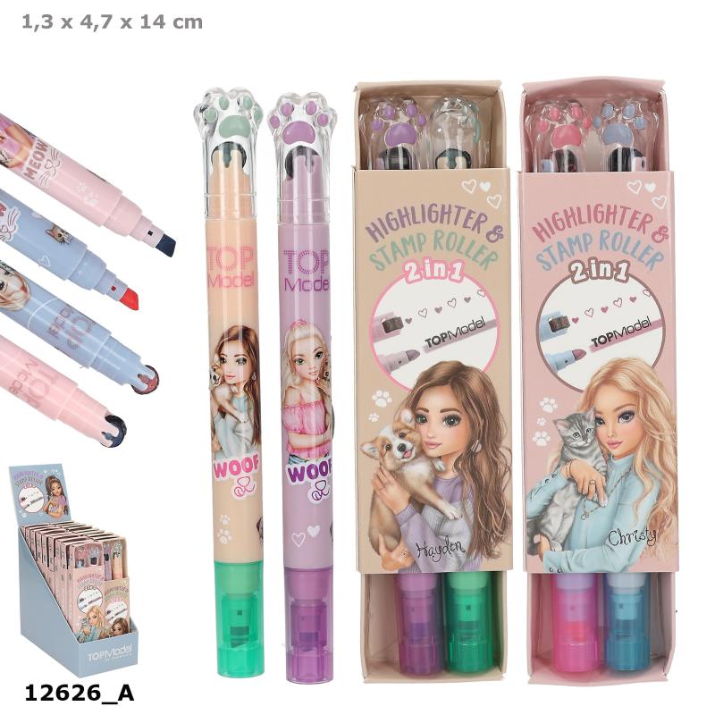 TOPModel Highlight- og stempeltuscher