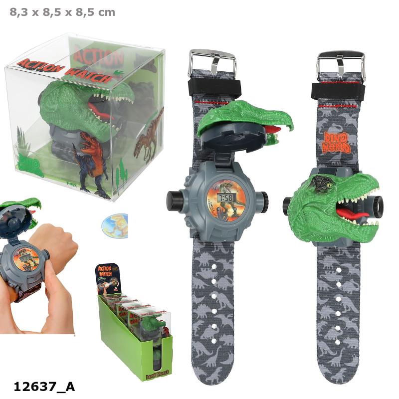 Dino World Action Armbåndsur m/projektor