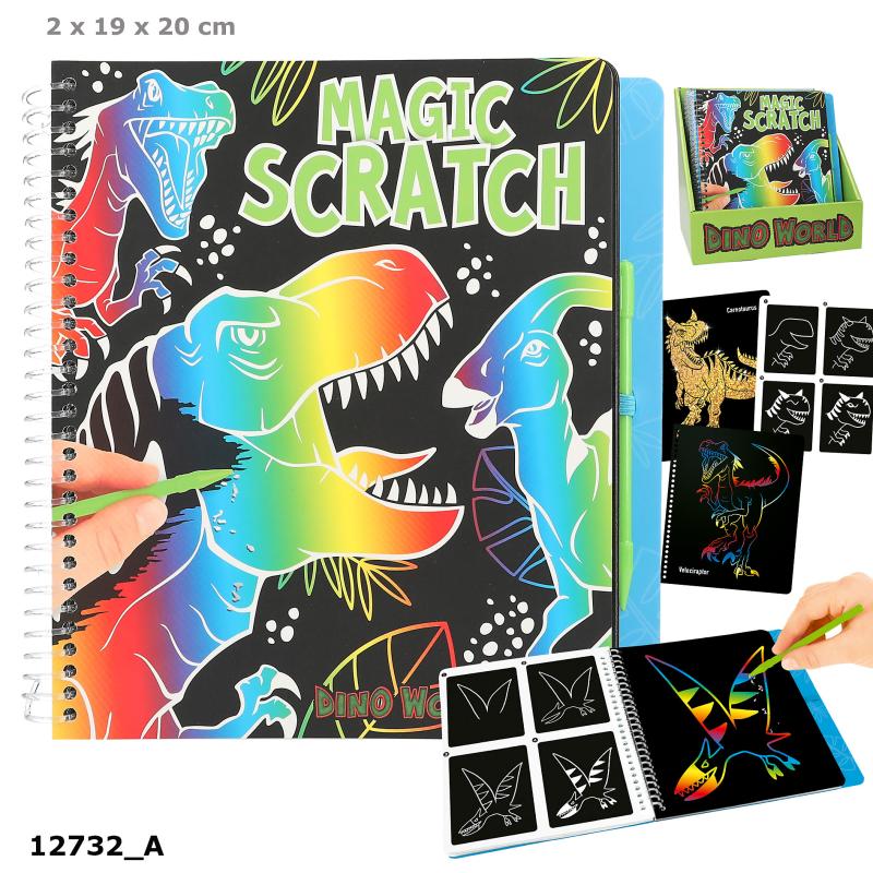 Dino World Magic Scratch Bok (bokmoms)