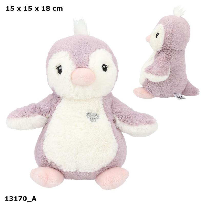 Princess Mimi Plys Pingvinunge 18 cm PENGUIN, lilla