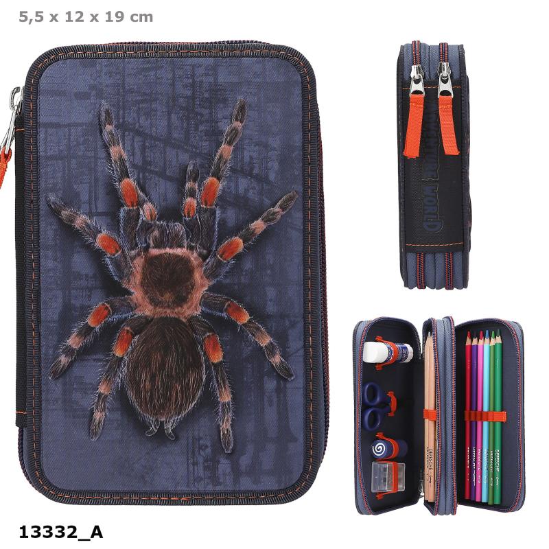 Adventure World Dobbelt pennal SPIDER