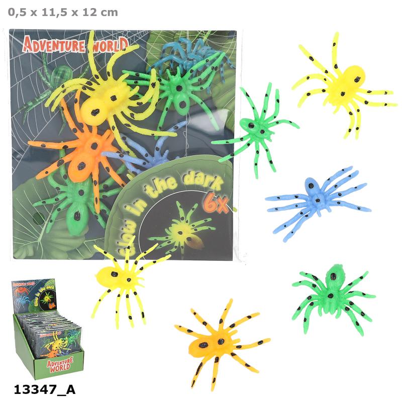  Adventure World Glow in the Dark SPIDER