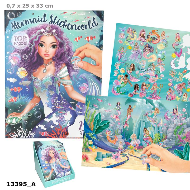 TOPModel Metalic Stickerworld  MERMAID