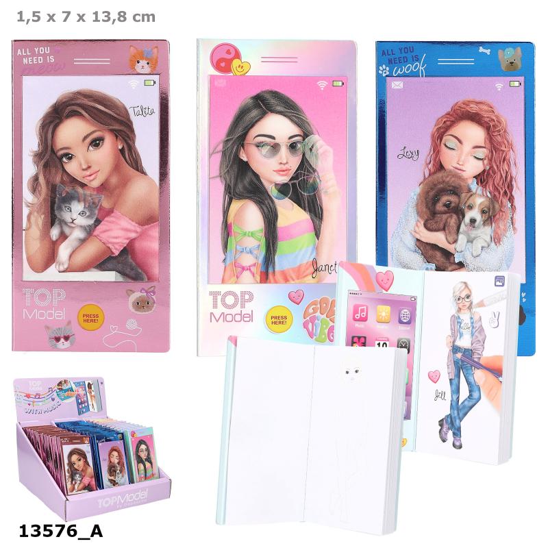 TOPModel Minimobil Malebog m/lyd