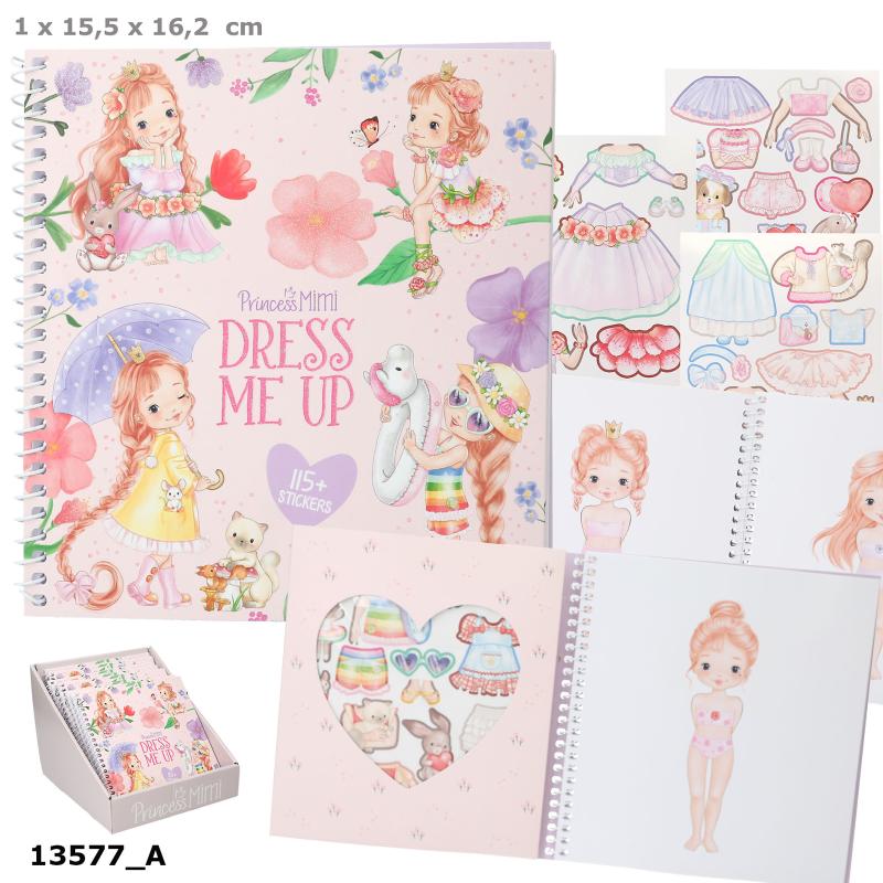 Princess Mimi Dress Me Up Stickersbog