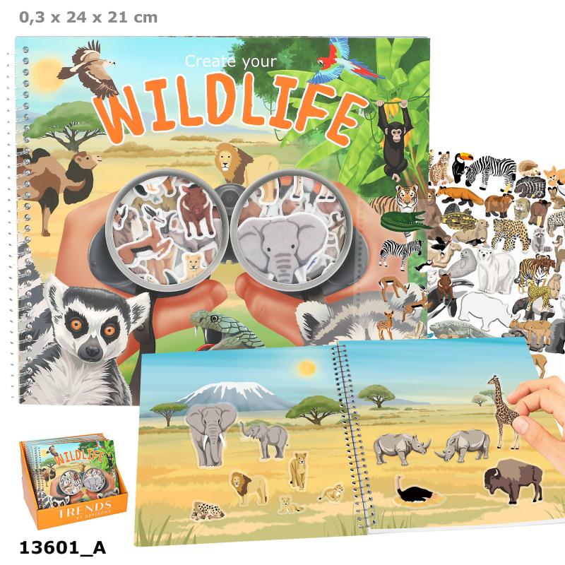 Create Your Wild Life Tarrakirja (kirjavero)