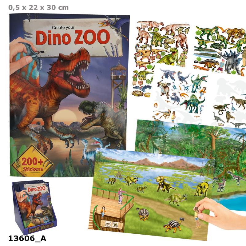 Dino World Zoo Aktivitetsbok