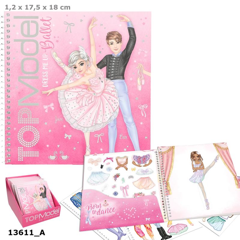 TOPModel Dress Me Up Stickerbog BALLET