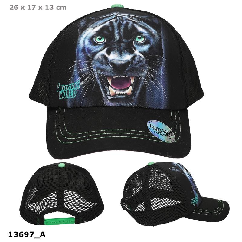 Adventure World Caps m/print PANTHER