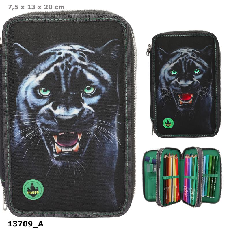 Adventure World Trippel Penalhus m/LED PANTHER