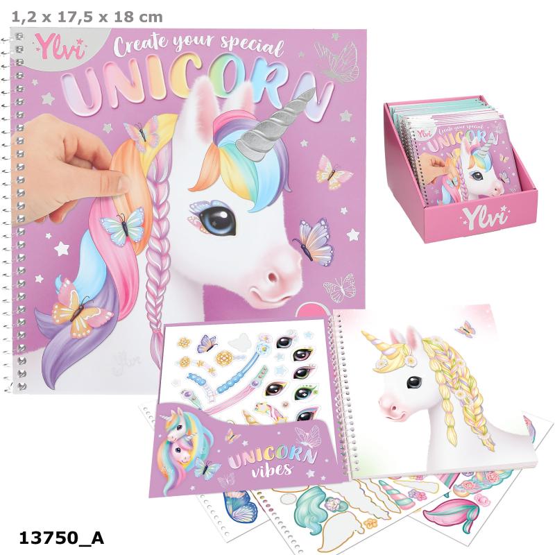 Ylvi Create Your Special Unicorn Tarrakirja (kirjavero)