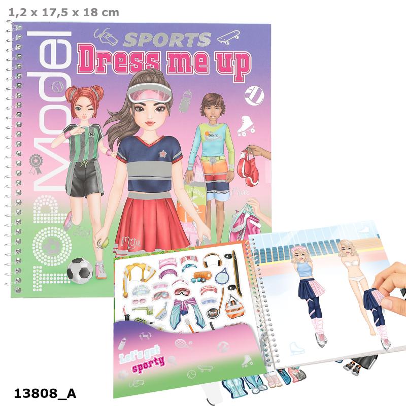 TOPModel Dress Me up Sport Stickerbog