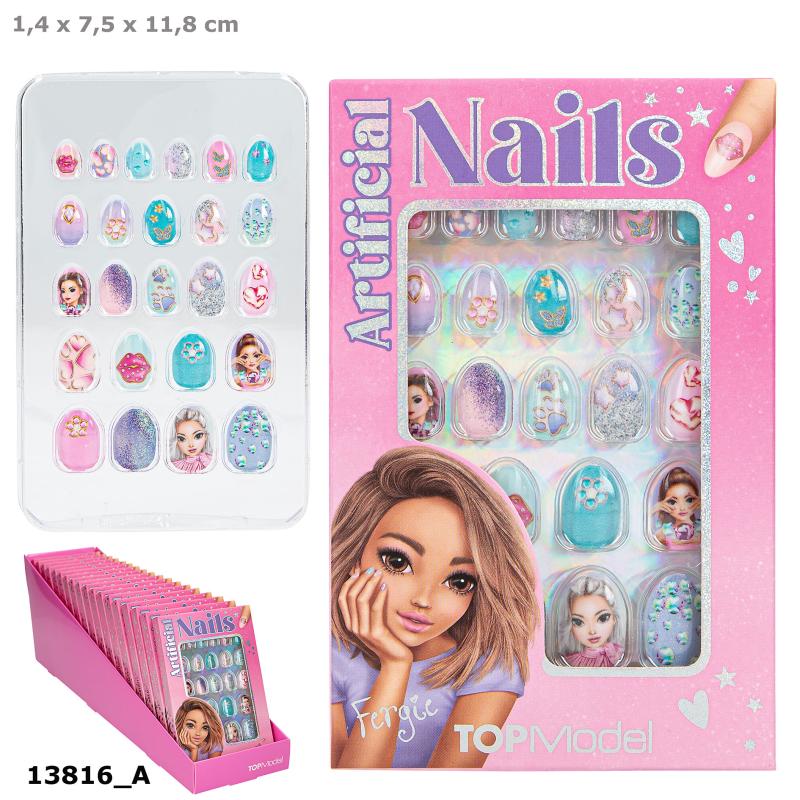 TOPModel Deco Negle Glitter BE AUTY and ME