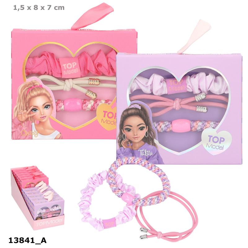 TOPModel Hårsnodd och  Armband, 3-p