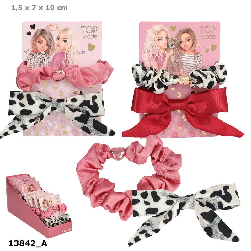 TOPModel Set m. Hårspänne & Scrunchie LEOHEART
