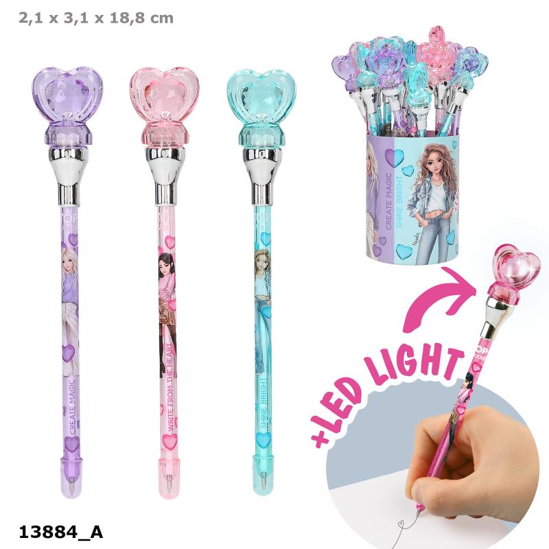 TOPModel Kuglepen m/lys 