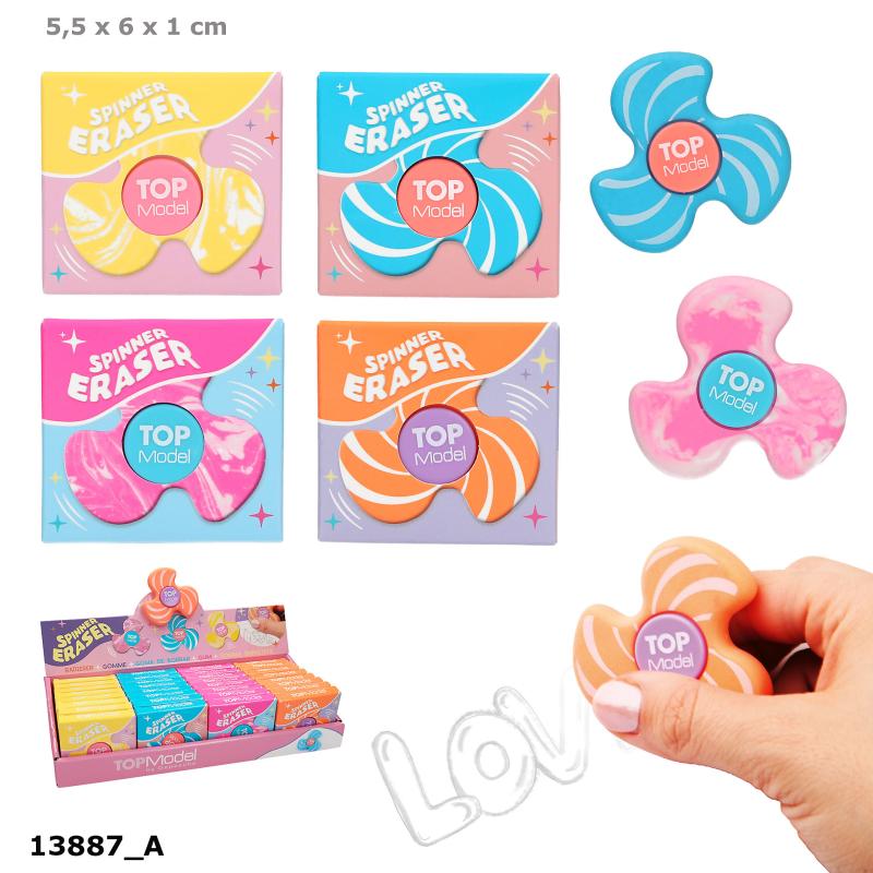 TOPModel  viskelær, fidgetspinnner