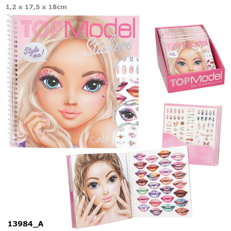 TOPModel Dress Me Up Face Stickerbog