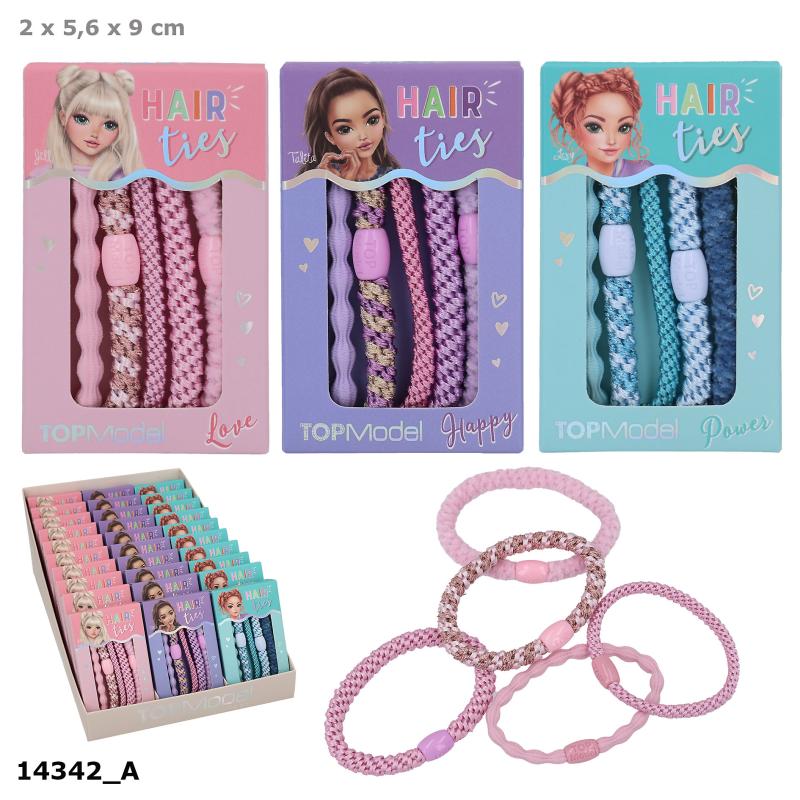 TOPModel Hårelastikker 5-pk