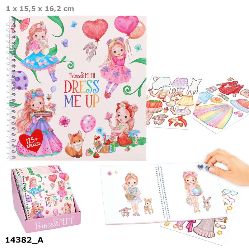 Princess Mimi Dress Me Up Stickersbog