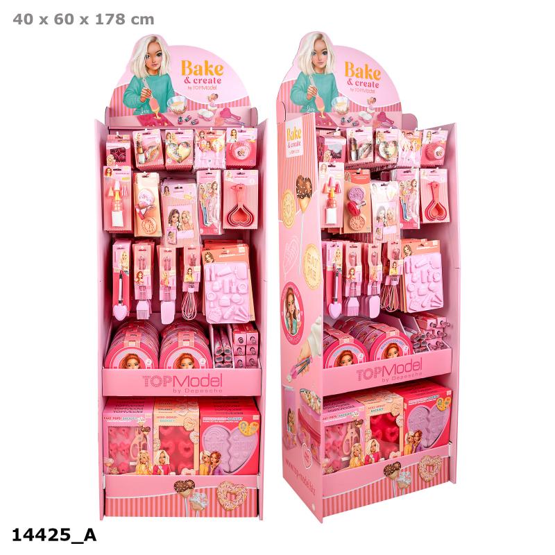 TOPModel Pre-packed Gulv Display BAKE and CREATE