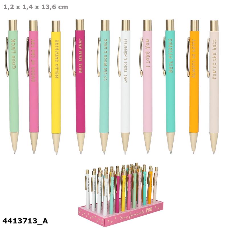 Favourite Bläckpenna m. text,  ENG