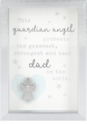 This guardian angel protects... dad