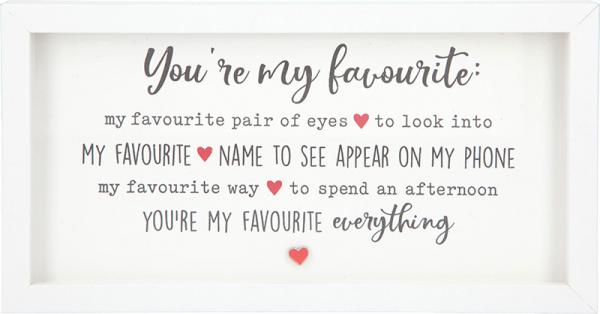 You're my favourite: my favourite pair..