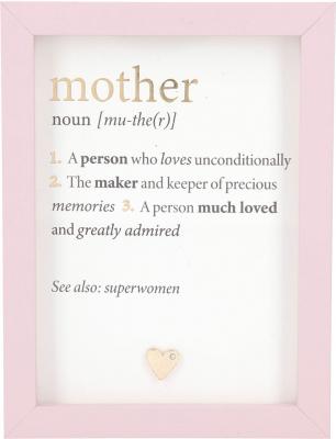 mother (noun) A person who loves...