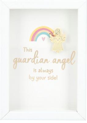 This guardian angel is always by your...