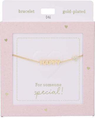 Happy - gold