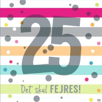 Fødselsdage skal da fejres.